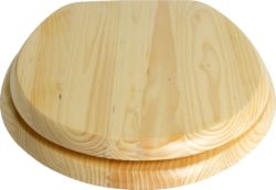 Collection - Solid Wood Slow Close - Toilet Seat - Natural Pine
